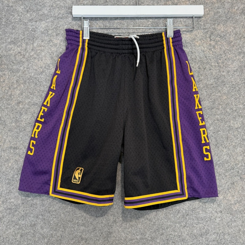 Mitchell & Ness Hardwood Classics Los Angeles Lakers Shorts Boys Medium 10/12